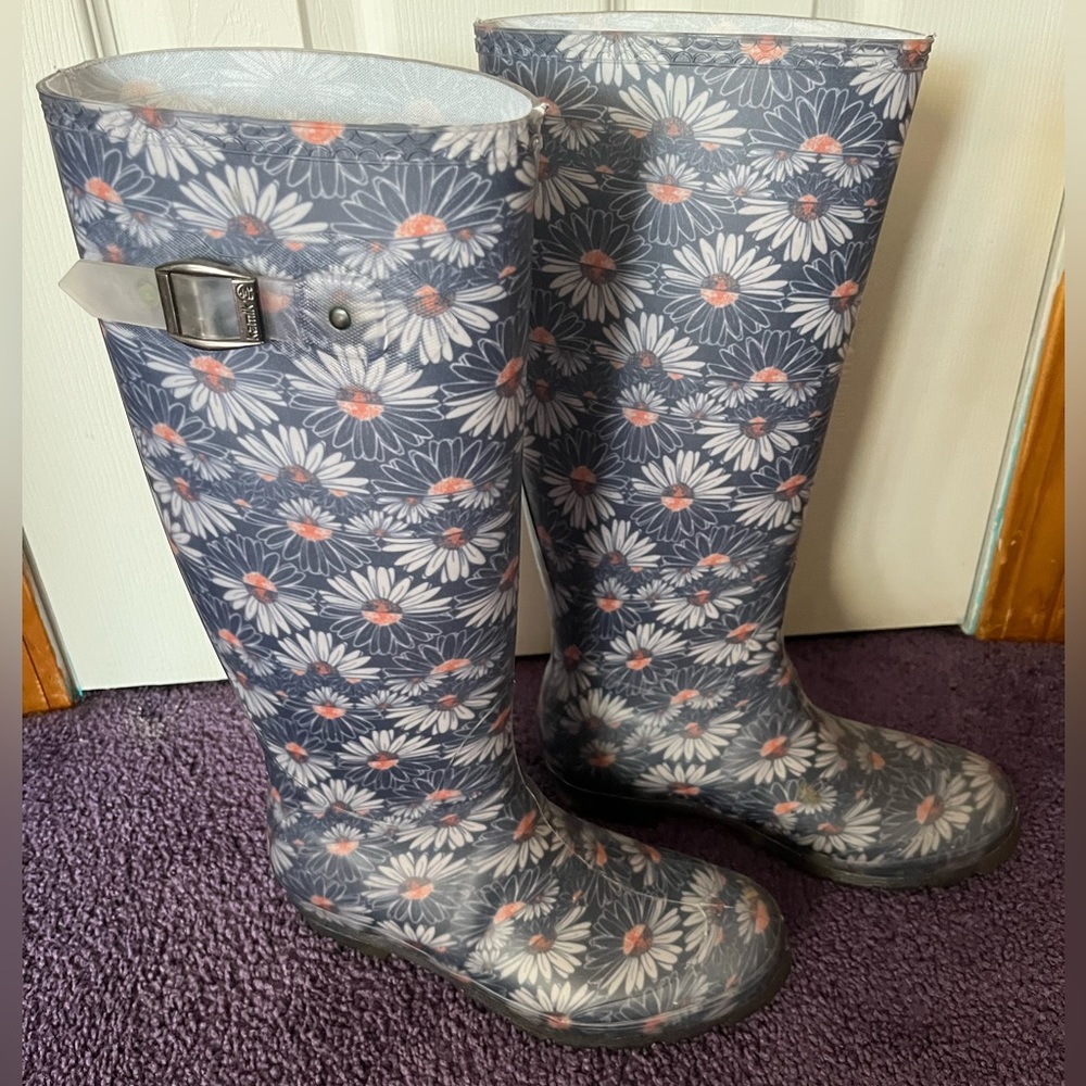 Women’s Floral Rain Boots